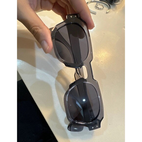 Fashion Square Women Luxury Brand Sunglasses Retro Designer Men Trending Gray - Picture 3 of 3